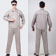 Zhongfanzhi Spring Autumn and Summer Work Clothing Workwear Labor Protection Wear-Resistant Pants Men's and Women's Suits Construction Site Jackets Sinopec Reflective Petrochemical Gray+ Suit M 165