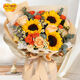 Airi Flowers delivers sunflower bouquets in the same city, birthday flowers, meeting flowers, New Year gifts for girlfriends, flowers delivered by flower shops (live up to your time), sunflower and rose mix and match bouquets, delivered on a specified date.