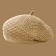 Techima beret summer small size small shallow top suitable for small head circumference hat xs52 fashionable style beret women's summer khaki small head size (5255cm) adjustable head circumference