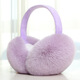 HUIGYAAY ear muffs for women, cute plush winter warm ear bags, anti-freeze ear caps, ear muffs, ear protectors, foldable ear warmers, 7839 cloth rod purple, 1 piece
