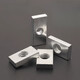 XMSJ rectangular iron nut square rectangular nut slider nut aluminum profile nut M3M4M5M6M8 M6*20*25*520 pieces