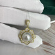 Pearl 10-11mm Australian white pearl pendant South Sea white pearl seawater pearl pendant S925 silver
