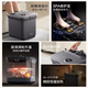 CHIGO foot bath bucket foot bath electric foot bath basin heated and folded fully automatic foot massage foot basin fumigation constant temperature home foot therapy deep bucket relaxation massager birthday gift flagship automatic model 6 sets of Tai Chi wheels + intelligent timing + waterproof touch control New Year's Day gifts for boyfriend and girlfriend, parents and parents, practical high-end holiday gifts