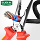 LAOA old A insulated needle nose pliers electrician needle nose pliers high voltage peeling needle nose pliers 6 inches LA321676