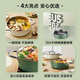 SUPOR hot pot 304 stainless steel mandarin duck pot double bottom thickened soup pot household easy-to-clean mutton open flame induction cooker universal ST28AB1-W mandarin duck pot white 28cm