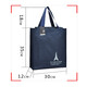 Viney file bag large capacity simple cloth bag men's handbag student handbag canvas handbag business briefcase birthday gift navy blue