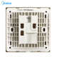 Midea switch socket power panel type 86 universal one-open dual-control 1-position switch wall home concealed gold E01