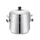 Chenni non-porous steamer, multi-layer steamer, thickened stainless steel, household original rice steamer without odor, energy-saving three-layer steamer (one pot, one lid, three steamers), thickened version 30cm (suitable for 3~5 people)