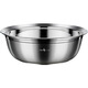 Sansi Steel (SSGP) 316 stainless steel basin food grade thickened household soup basin vegetable basin soup plate 5 pack