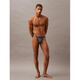 Calvin Klein men's low-rise thong, fashionable and close-fitting, elastic logo belt, CK trendy design NB3855 Turbulence- 1 piece S