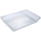 Fantasy acrylic transparent braised vegetable cold dish food display plate commercial cooked food tray plastic plate rectangular square plate 42x29.5x6.5cm