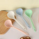 Rice cooker accessories wheat soup spoon straw household tableware soup spoon healthy and environmentally friendly wheat fragrant round ear spoon porridge spoon wheat soup spoon - random color - 1 pack