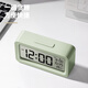 Deli multifunctional electronic alarm clock thermometer time management student bedroom during the first semester white