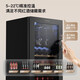 Candor Constant Temperature Red Wine Cabinet Home Wine Cabinet Living Room Office Small Red Wine Tea Beverage Refrigerator Fresh Cabinet CN-142 | Light Strip Upgrade 38 Bottles