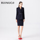 Ruinuo high-end small suit suit women's business attire women's casual fashion suit formal temperament commuter manager work clothes suit + pants M