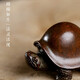 KAZUNORI Handmade Retro Turtle Copper Tea Pet Ornaments Creative Boutique Can Raise Solid Cover Zen Tea Play Tea Treasure Turtle Tea Pet