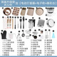 Cake mold baking tool set for novices, home pizza baking pan, biscuit bread oven baking package, Yafu high-end upgraded model, including electric egg beater + electronic scale package + decorating table