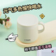 TIGER thermos cup stainless steel double-layer vacuum office coffee mug MCI-A28C-C milky white 280ml