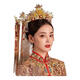 Chenru new style Chinese style bride phoenix crown Xiuhe clothing headdress ancient costume wedding high-end hair accessories wedding accessories anchor headdress phoenix