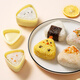 Jackino baby rice ball mold shake shake rice ball artifact sushi tool abrasive sushi mold seven-piece set