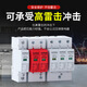 Yue Changsheng Level 2P 4P Lightning Protection 10 40 60KV220V Surge 380V Lightning Protection Surge Protector Level 4P25KA