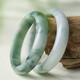 Heart Ginseng Jade Guaranteed Price 11.11 Jade Jade Bracelet Women's Floating Flower Jade Bracelet Holiday Gift Comes with Certificate