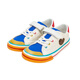 Mini Barra canvas shoes for boys and girls, antibacterial, anti-slip, soft and easy to match, new sports shoes for children, white and blue tone 00318 24