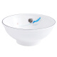 Chidu large bowl wide noodle bowl tall soup bowl commercial high-end hotel 8-inch Internet celebrity noodle restaurant special ramen bowl stewed noodle bowl 6-inch Donghui noodle bowl-Blue Lotus