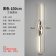 GUYES strip wall lamp minimalist creative strip lamp living room sofa lamp simple modern bedroom Guangdong Zhongshan lamp wall lamp black 80CM-stepless dimming