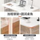 Quanpinwu Foldable Table Computer Desk Desktop Student Long Table Bedroom Simple Desk Writing Study Table Desk Office Length 80CM* Width 40CM*74CM
