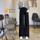 ARTFULMOM British Maternity Pants Spring and Autumn Outer Wear New Jeans Spring Casual Straight Pants Small Wide Leg Pants Spring Clothes Retro Blue Spring and Autumn Style L Recommendation 100-130Jin Jin is equal to 0.5 kg