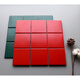 XMSJ Nordic Nine-Grid Color sólido Mosaico Mosaico Restaurante Restaurante Baño Batio de baño Balcón Balcón Bar naranja Amarillo 97 9717M 3030 (precio de 1 pieza)