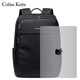 Colins Keirs Rucksack Herren Rucksack große Kapazität Wasserresistente Business Computer Bag Travel Business Pendler Rucksack College Schultasche Schwarz schwarz