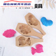 Household steamed steamed buns wooden mold handmade mold flat bottom Fu all wooden molds