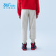 361 Children's clothing children's knitted thickened trousers winter new boys' sports pants medium and large children's fashionable casual pants light tile gray 160
