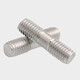 Bingneng M12-M48 304 stainless steel double-head bolt screw two-head thread screw two-head threaded screw rod stud M48*300 1 piece