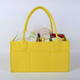 
Portable diapers felt storage bag Large capacity handbag Baby diapers Multi-grid storage bag Yellow 33-23-18