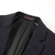 Qipai Contains Wool Qipai Easy-to-Wear Suit Suit Men's Business Gentleman Herringbone Pattern Suit Two-piece Navy Blue 52 B