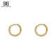DAISY DREAM Möbius Earrings for Women 2025 New Hot Style High-Quality Hoop Earrings Temperament Earrings Unique Spring and Summer Earrings Golden Zircon Möbius Earrings