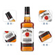 金宾（Jim Beam）洋酒 白占边 美国肯塔基州 波本 调和威士忌  原瓶进口 金宾波本威士忌 1000mL 1瓶 -裸瓶