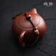 Porcelain Charm Teapot Lid Lanyard Purple Clay Teapot Lid Anti-fall Protection Rope High-end Braided Teapot Rope to Tie the Lid with a Rope to Tie the Pot Handle Brown Tibetan Cross Scripture Xishi Rope
