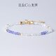 IL&CO Youke Wanlanying S925 silver tanzanite bracelet necklace mini jewelry beads new Chinese style versatile S925 silver tanzanite necklace