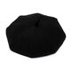 Qustar's new woolen octagonal hat for the elderly, men's thin old men's beret, middle-aged and elderly dad painter hat, spring and summer cloth hat, octagonal hat, tongueless dark red (teather) S (56-57cm)