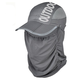 Xinshu foldable sun hat, tea hat, sun protection mask, two-in-one quick-drying sun protection outdoor fishing hat, dark gray