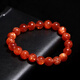 Sakura Natural Gold Sunstone Bracelet Orange Gold Sand Sunstone Gold Strawberry Crystal Arusha Crystal Bracelet Men and Women Gift Collection Grade Natural Gold Sun 7mm