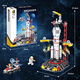 Crown Nest Building Blocks Assembling Educational Toys 6-12 Years Old Rocket Spaceship Children's Toy Boy Birthday Gift Puzzle