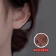 Mansheng 999 Pure Silver Ear Hole Earrings for Women Sleeping, No Picking, Anti-blocking, Not Easy to Allergy, Ear Sticks, Ear Acupuncture, Student Earrings, A Pair of Round Head Ear Sticks
