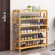 WAWJ shoe rack simple doorway indoor home dormitory bamboo storage small narrow new solid wood shoe cabinet multi-layer storage 4 layers 60 long reinforced and thickened Figure 2 Loss momentum