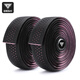 Captain Tas road bike bicycle handlebar strap wrapping strap fixed anti-slip shock-absorbing wear-resistant cycling bicycle handlebar strap accessories black powder