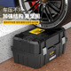 Deli tool box three-layer folding large storage box portable car electrician repair box household multi-functional hardware box 19-inch three-layer folding tool box flagship model